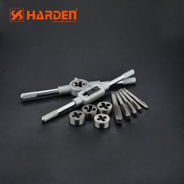HARDEN Набор метчиков и плашек 12пр 610457