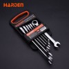 Набор профессиональных комбинированных ключей с трещеткой HARDEN 8шт 540117