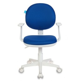 БЮРОКРАТ Кресло детское CH-W356AXSN, на колесиках, подлокотники, газлифт,120кг, ткань 813103