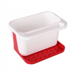 АЛЬТЕРНАТИВА Подставка для моющих средств М 5952 бело-красный