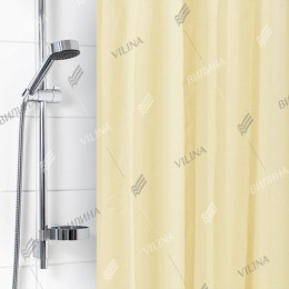 VILINA Занавес для ванной комнаты 180 x 180 см 6671 бежевый