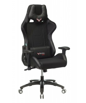 Бюрократ Кресло игровое VIKING 4 AERO BLACK EDITION черный искусст. кожа/ткань 1197917