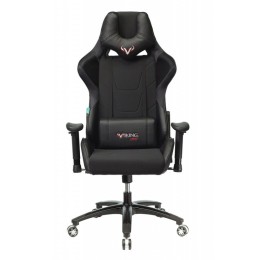 Бюрократ Кресло игровое VIKING 4 AERO BLACK EDITION черный искусст. кожа/ткань 1197917