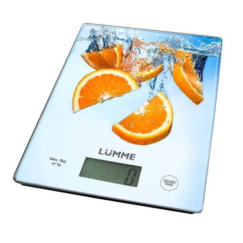 Весы кухонные Lumme LU 1340 апельсиновый фреш