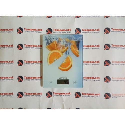 Весы кухонные Lumme LU 1340 апельсиновый фреш