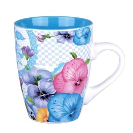 КОРАЛЛ Кружка 320мл.Анютины глазки ST03/D1307