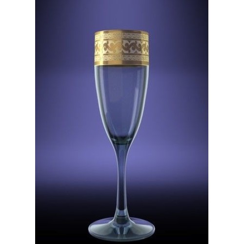 Набор бокалов для шампанского ГУСЬ ХРУСТАЛЬНЫЙ Версаче 170мл. GE08-1687