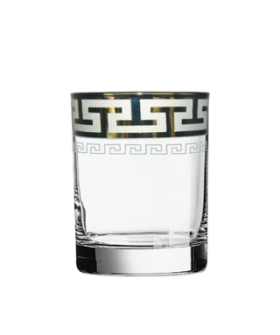 ГУСЬ ХРУСТАЛЬНЫЙ Набор стаканов для виски Греческий узор 255 мл. (GE03-405)