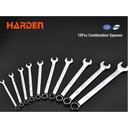 Набор комбинированных ключей HARDEN 10шт 540105