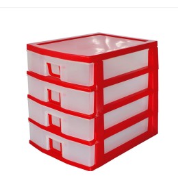 МИЛИХ Комод настольный 4 секции МИНИ  05104