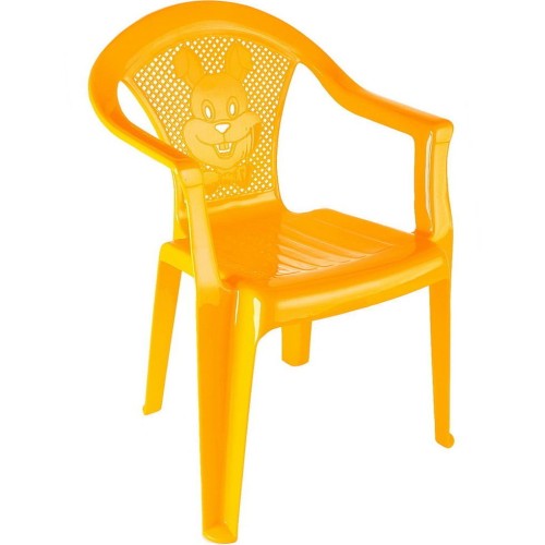 Кресло детское Малыш РОССПЛАСТ РП 211 желтый