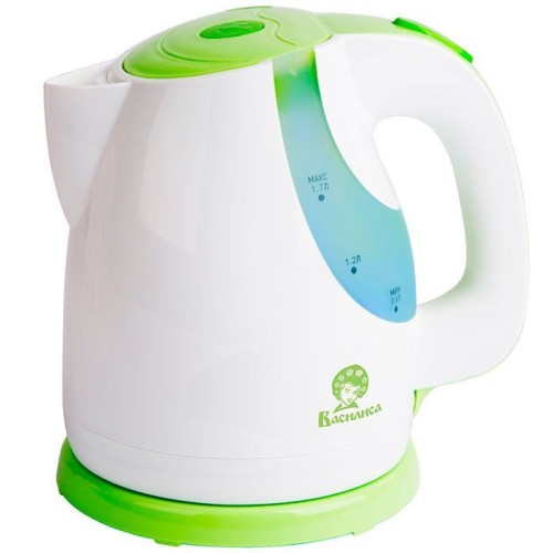 Электрический чайник Василиса Т22 2200 белый с зеленым