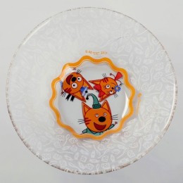 PASABAHCE Набор посуды д/завтрака 3 пр. ТРИ КОТА - КЕКСЫ 95827 BD10