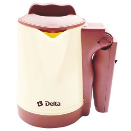 DELTA Турка электрическая DL 8163 бежевая с коричневым
