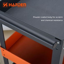HARDEN Инструментальная тележка с 3 полочками 520601