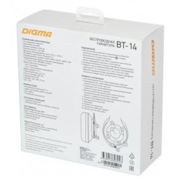 DIGMA Гарнитура накладные BT 14 черный беспроводные bluetooth 1067492