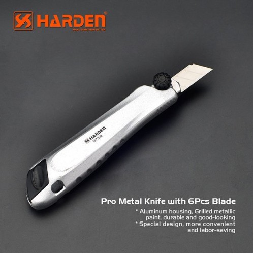 Профессиональный универсальный нож в оцинкованном корпусе HARDEN 570331