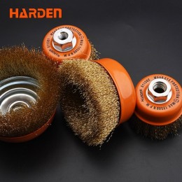 HARDEN Чашка зачистная проволочная для УШМ М14х2,0 75мм 611502