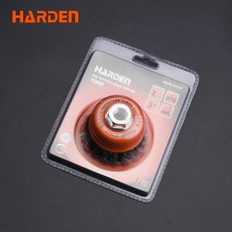 HARDEN Чашка зачистная проволочная для УШМ М14х2,0 75мм 611502