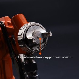 HARDEN Пистолет покрасочный пневмо с верхним бачком 600мл 681006