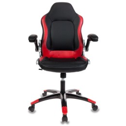 БЮРОКРАТ Кресло игровое Viking-1, на колесиках; подлокотники, газлифт; 120кг, искусственная кожа, черный 1004357