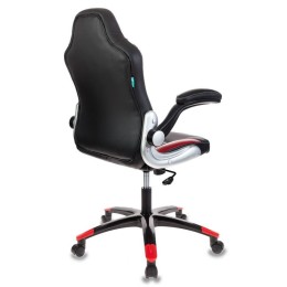 БЮРОКРАТ Кресло игровое Viking-1, на колесиках; подлокотники, газлифт; 120кг, искусственная кожа, черный 1004357