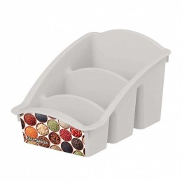 БЫТПЛАСТ Емкость для специй с декором 4312122 микс