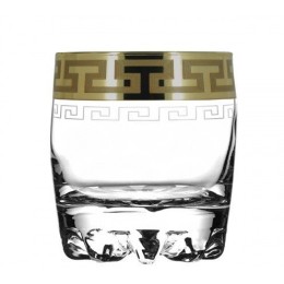 ГУСЬ ХРУСТАЛЬНЫЙ Набор стаканов для виски Греческий узор 305 мл. (GE03- 415/S)