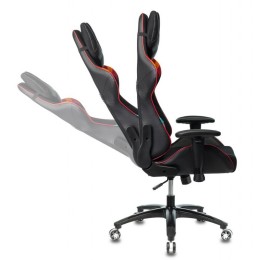 Бюрократ Кресло игровое VIKING 4 AERO RED две подушки черный/красный искусст. кожа/ткань 1197915