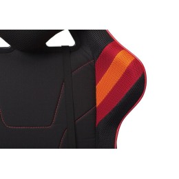 Бюрократ Кресло игровое VIKING 4 AERO RED две подушки черный/красный искусст. кожа/ткань 1197915
