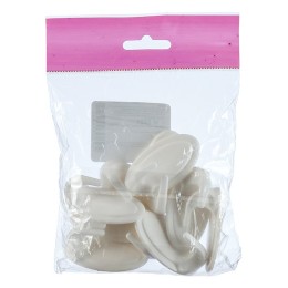 М-ПЛАСТИКА Крючок самоклеящийся 10шт. Овальчик  М 2231 микс