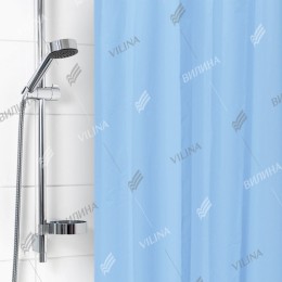 VILINA Занавес для ванной комнаты 180 x 180 см 6671 голубой