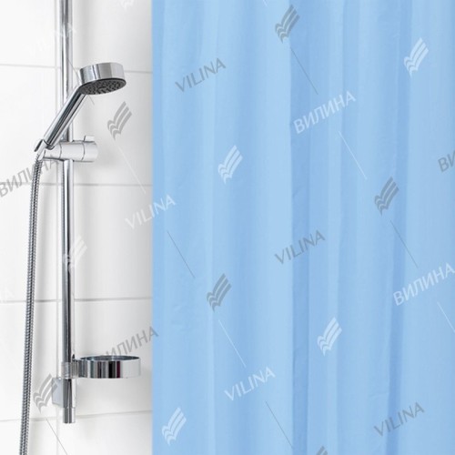 Занавес для ванной комнаты 180 x 180 см VILINA 6671 голубой