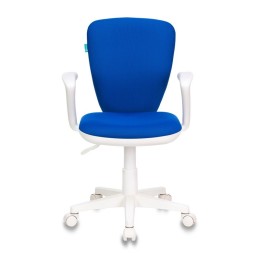 Бюрократ Кресло детское KD-W10AXSN/26-21 синий 26-21 (пластик белый) 1162185
