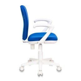 Бюрократ Кресло детское KD-W10AXSN/26-21 синий 26-21 (пластик белый) 1162185