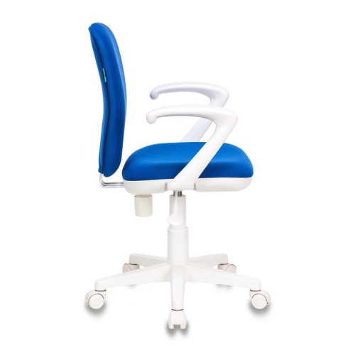 Кресло детское Бюрократ KD-W10AXSN/26-21 синий 26-21 (пластик белый) 1162185