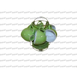 КОРАЛЛ Набор чайный 12пр.Зеленый лайм TS012-GR