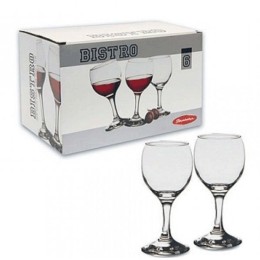 PASABAHCE Набор бокалов для вина Bistro 220 мл.(6шт) 44412