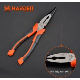 HARDEN Промышленные длинноносые плоскогубцы 8 560182