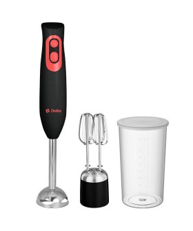 DELTA Блендер 800W DL 7040 J черный/коралл