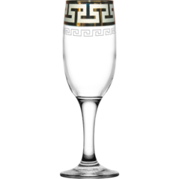 ГУСЬ ХРУСТАЛЬНЫЙ Набор бокалов для шампанского Греческий узор 190мл. GE03-419
