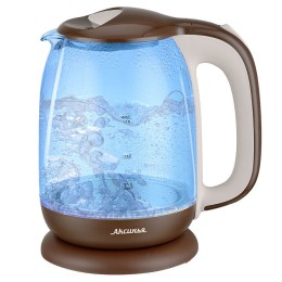 АКСИНЬЯ Электрический чайник КС 1020 коричневый с бежевым