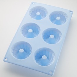 WEBBER Форма 28.5х17х3.5см Пудинг BE 4468 S голубая