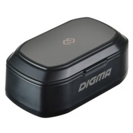 DIGMA Гарнитура вкладыши TWS 01 черный беспроводные bluetooth