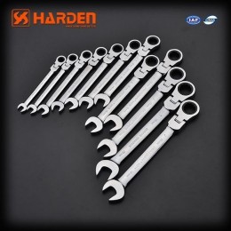 HARDEN Ключ комбинированный профессиональный с трещеткой 15мм 540208