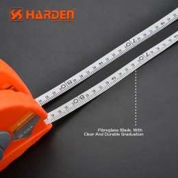 HARDEN Рулетка измерительная длинная 12,5мм 20м 580202