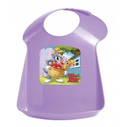 БЫТПЛАСТ Нагрудник детский ТОМ и ДЖЕРРИ 431308103 сиреневый