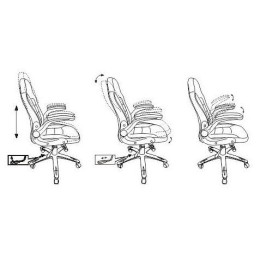 БЮРОКРАТ Кресло игровое Viking-1, на колесиках; подлокотники; газлифт, 120кг, искусственная кожа, черный глянец 1064011