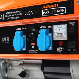 PATRIOT Генератор бензиновый Max Power SRGE 3500