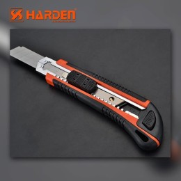 HARDEN Универсальный нож 18мм + 3 лезвия 570312